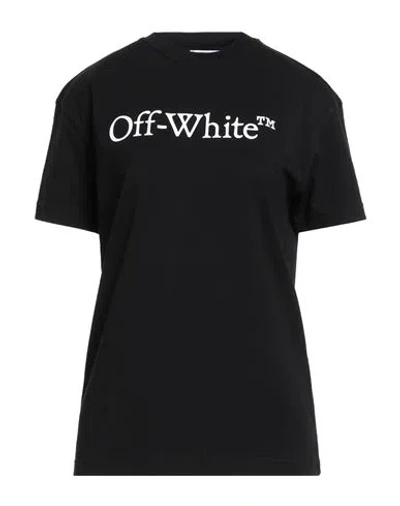 Off-white Woman T-shirt Black Size L Cotton
