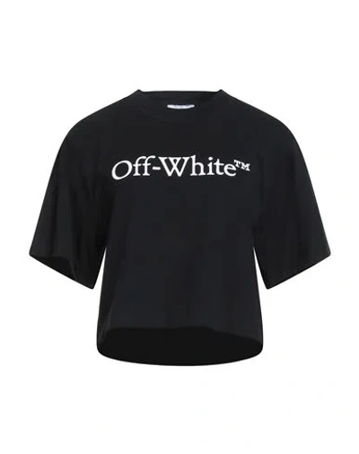 Off-white Woman T-shirt Black Size L Cotton