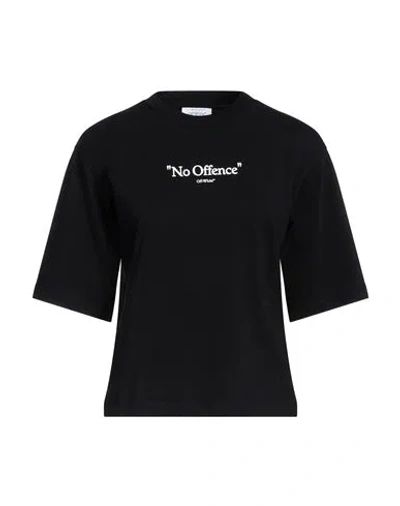 Off-white Woman T-shirt Black Size L Cotton