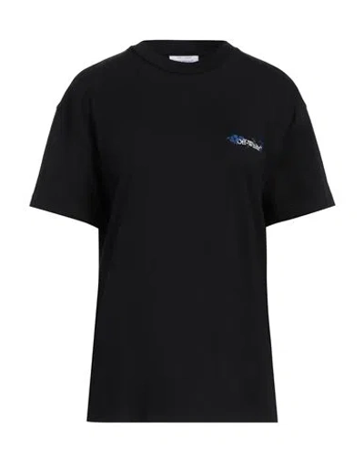Off-white Woman T-shirt Black Size M Cotton