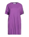 Off-white Woman T-shirt Purple Size L Cotton, Polyester
