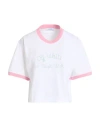 Off-white Woman T-shirt White Size L Cotton In White