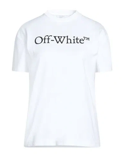 Off-white Woman T-shirt White Size L Cotton