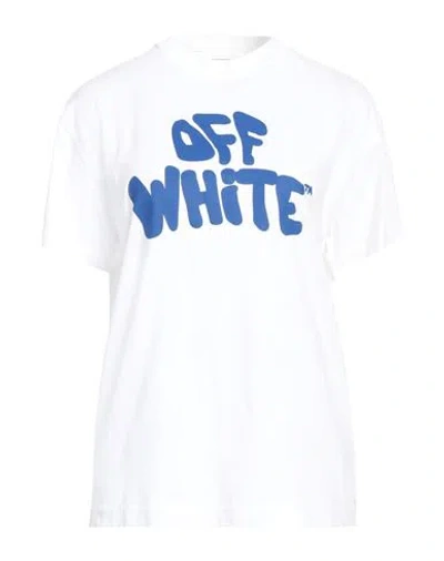Off-white Woman T-shirt White Size Xs Cotton