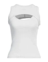 Off-white Topwear In Silver Cotton In Grey