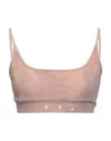 Off-white Woman Top Light Brown Size Xs Cotton, Elastane In Beige