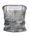 Off-white Woman Top Military Green Size 6 Polyamide, Elastane In Green