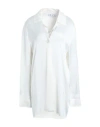 Off-white Woman Top Off White Size 4 Viscose, Polyester In Off White