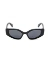 Off-white Women's 54mm Memphis Sculpted Cat-eye Sunglasses In Black