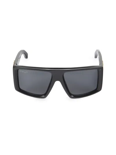 Off-white Women's Alps 58mm Geometric Sunglasses In Black Dark Grey