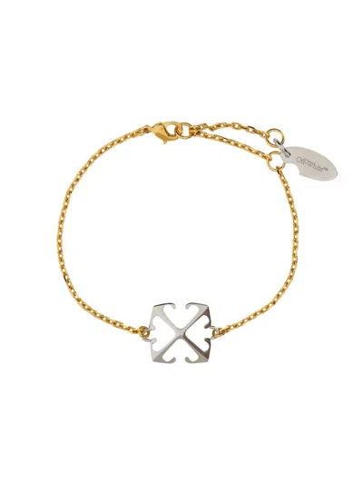 Off-white Women Arrow Bracelet In Gold