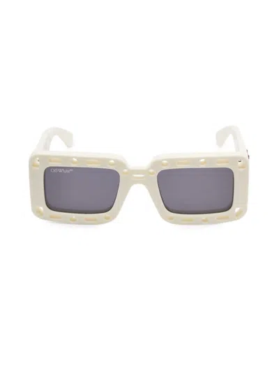 Off-white Women's Atlantic 53mm Rectangular Sunglasses In Gray