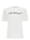 Off-white Big Logo Bookish Cotton T-shirt In White