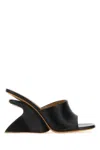 Off-white Off White™ Black Leather Jug Sabot