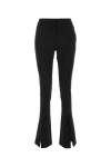 Off-white Off White Women Black Wool Pant In Black