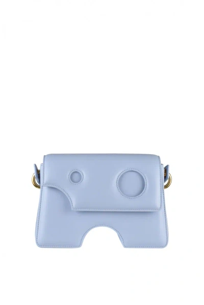 Off-white Women Burrow 22 Shoulder Bag In Blue