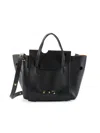 OFF-WHITE WOMEN'S BURROW LEATHER TOTE