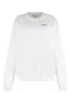 Off-white Women's Cotton Crew-neck Sweatshirt | Size Xs | Owba055s25fle002 Color 0110