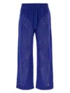 Off-white Blue Cotton Joggers