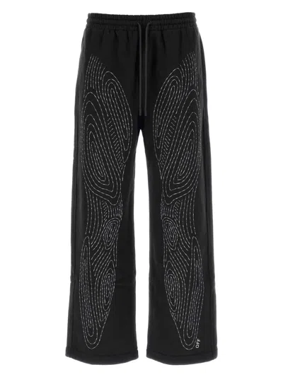 OFF-WHITE WOMEN'S COTTON JOGGERS