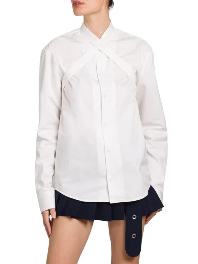 Off-white Women's Crisscross Belt Shirt In White