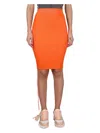 Off-white Cut-out Skirt In Orange