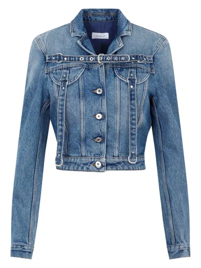 OFF-WHITE WOMEN'S DENIM BLAZER