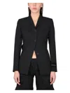 Off-white Off White Wool Single Breasted Jacket In Black