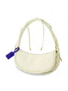 Off-white Edge Weaving Shoulder Bag - Leather - Beige In Off White