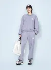 Off-white Off White Women Embroidered Ow Track Pants In Blue