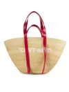 Off-white Women's Embroidered Raffia Tote Bag In Multi