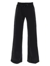 Off-white Off White Flared Joggers In Black