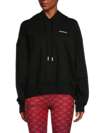 OFF-WHITE WOMEN'S FOR ALL LOGO HOODIE