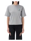 Off-white Fresco Arrow Boxy Tee In Grey Melance