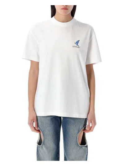 OFF-WHITE WOMEN'S FRESCO ARROW T-SHIRT | SIZE XS | 25POWAA089S25JER004 COLOR 0110