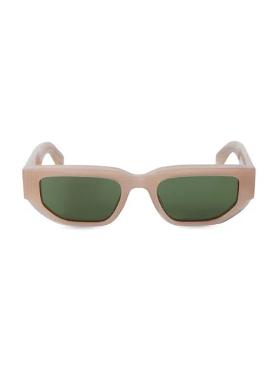 Off-white Greeley Sunglasses In Beige Green