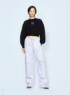 Off-white Off White Women Jewel Mini Arrow Crop Sweatshirt