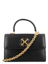 Off-white Women's Jitney 1.4 Top Handle Chain In Black