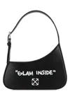 Off-white Jitney Quote Shoulder Bag In Black