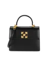OFF-WHITE WOMEN'S JITNEY LEATHER TOP HANDLE BAG