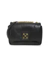 Off-white Jitney Puffer Shoulder Bag In Black