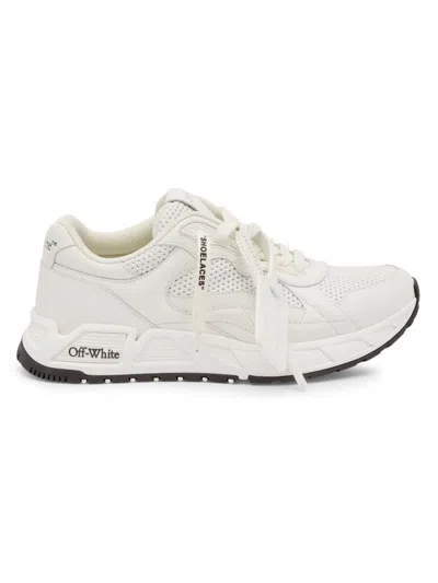 Off-white Women's Kick Off Leather Sneakers In White