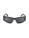 Off-white Women's Kimball 64mm Solid Lens Square Plastic Sunglasses In Black