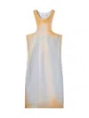 Off-white Laundry Rib Rowing Mini Dress In Multi