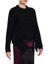 Off-white Women's Layered Crewneck Sweater In Black