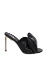 Off-white Woman Sandals Black Size 6 Textile Fibers In Black