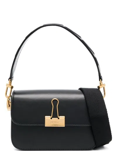 Off-white Women's Leather Small Plain Binder Handbag