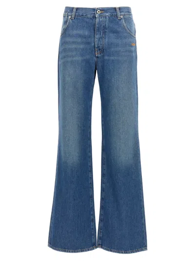 Off-white Women Logo Embroidery Jeans