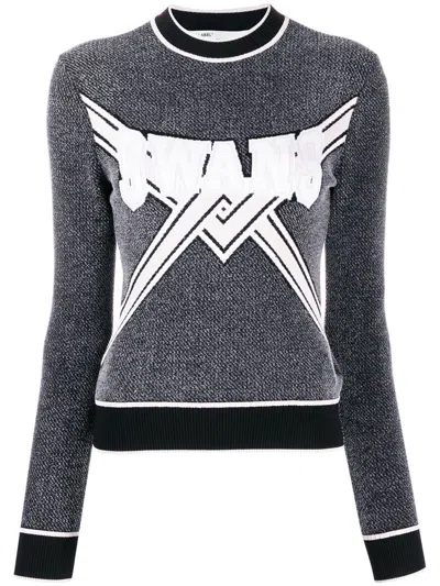 OFF-WHITE WOMEN'S LOGO KNIT TOP