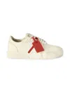 Off-white New Low Vulcanized Canvas Sneakers In Angora